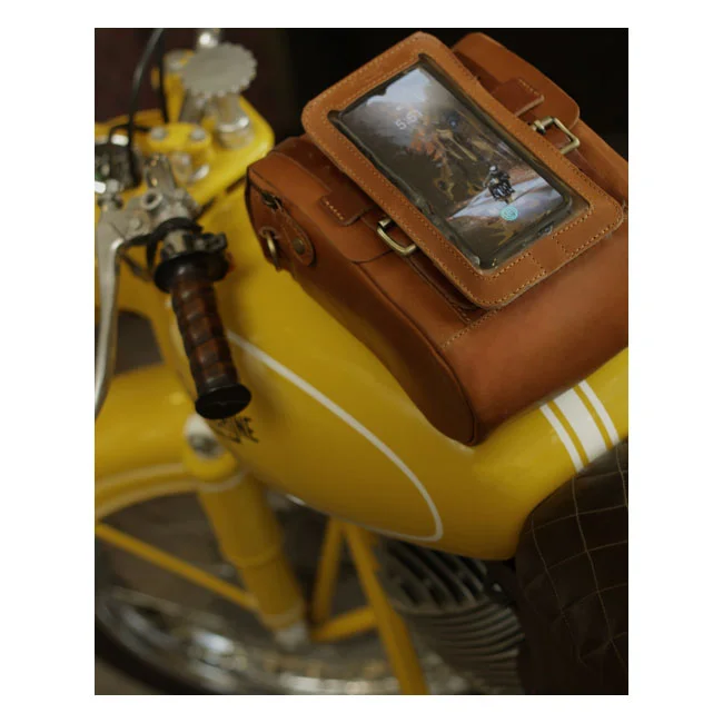Tripmachine Trip Machine Phone pouch vintage tan