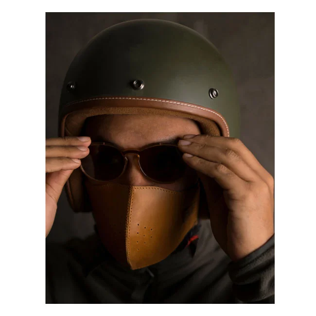 Tripmachine Trip Machine Face mask vintage tan