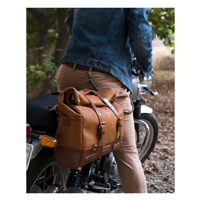 Tripmachine Trip Machine, Outlaw saddlebag. Vintage Tan