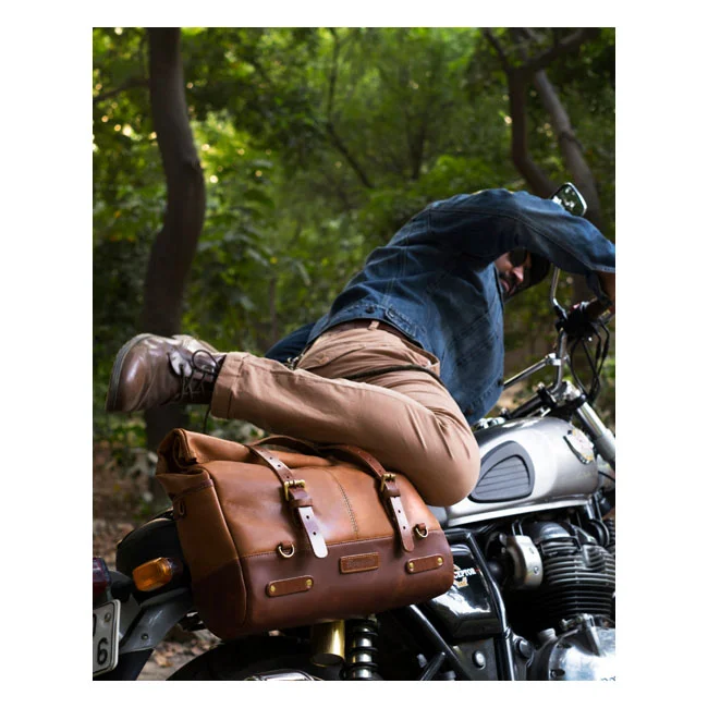 Tripmachine Trip Machine, Outlaw saddlebag. Vintage Tan