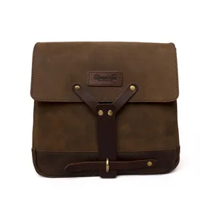 Tripmachine Trip Machine, Messenger bag. Tobacco brown