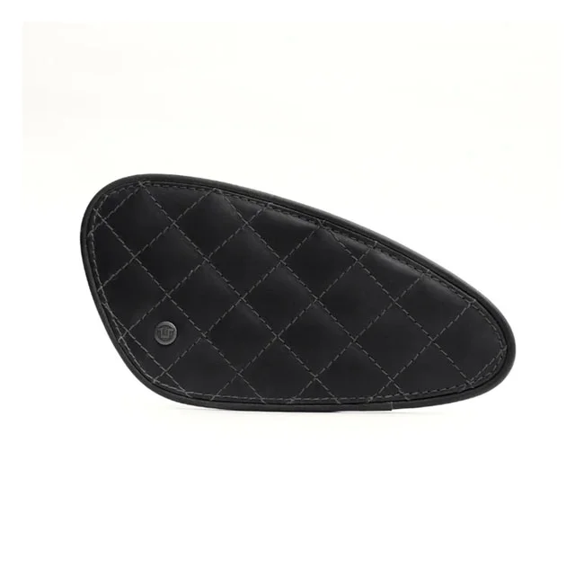 Tripmachine Trip Machine, Diamond leather gas tank pad set. Black