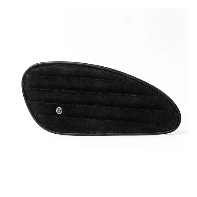 Tripmachine Trip Machine, Classic leather tank pad set. Black suede