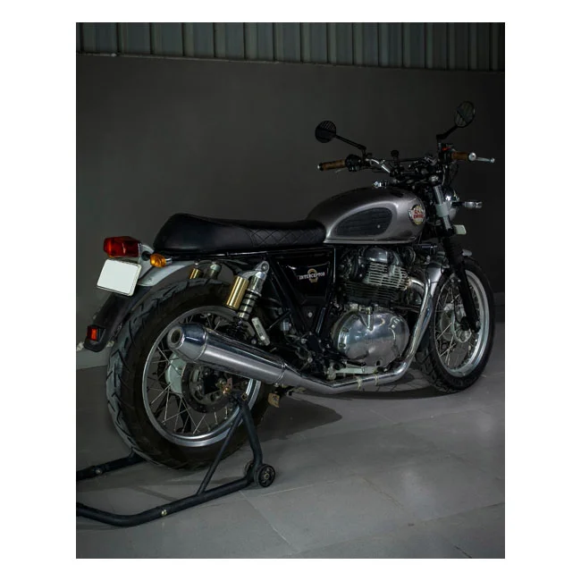 Tripmachine Trip Machine, Classic leather tank pad set. Black suede