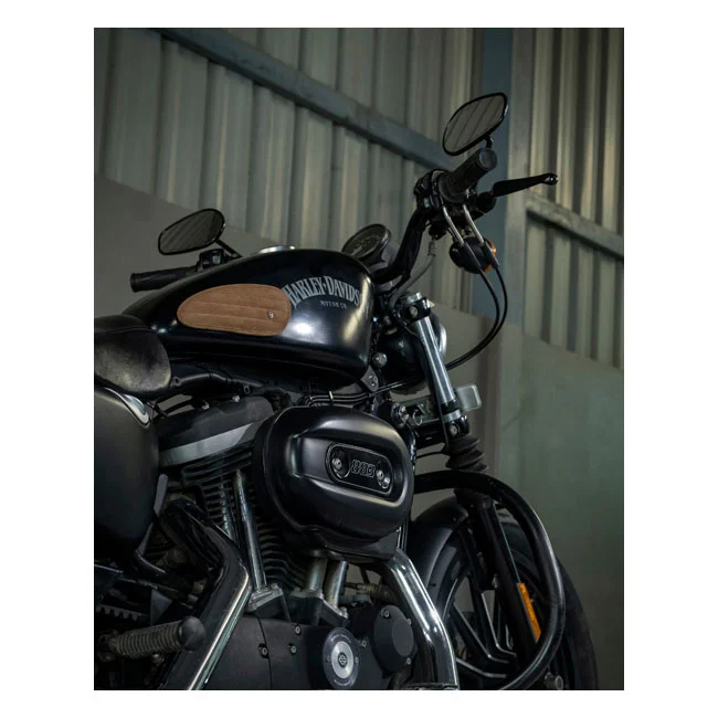 Tripmachine Trip Machine, Mini Classic leather tank pads. Tobacco
