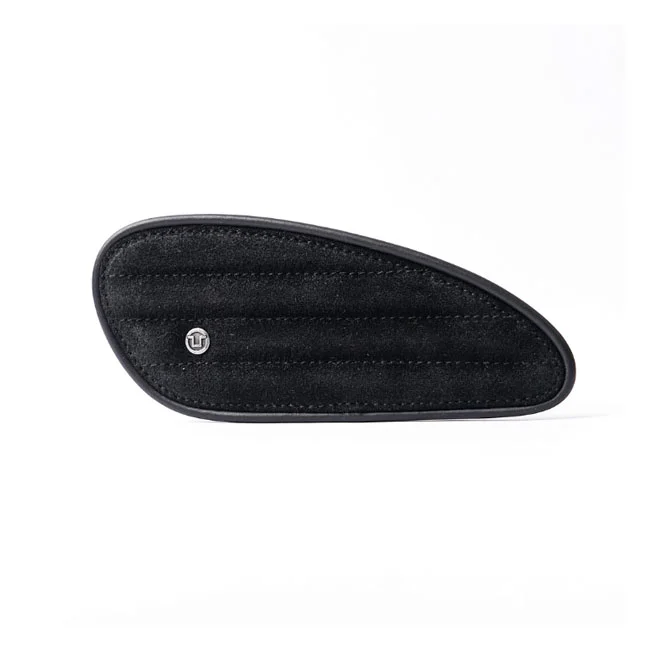 Tripmachine Trip Machine, Mini Classic leather tank pads. Black suede