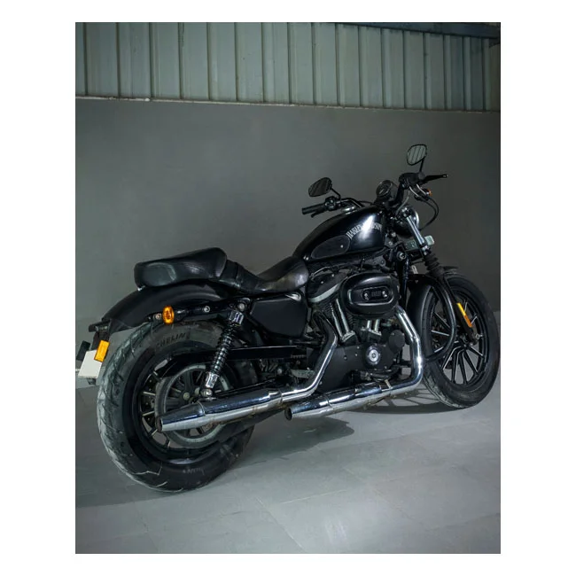 Tripmachine Trip Machine, Mini Classic leather tank pads. Black suede