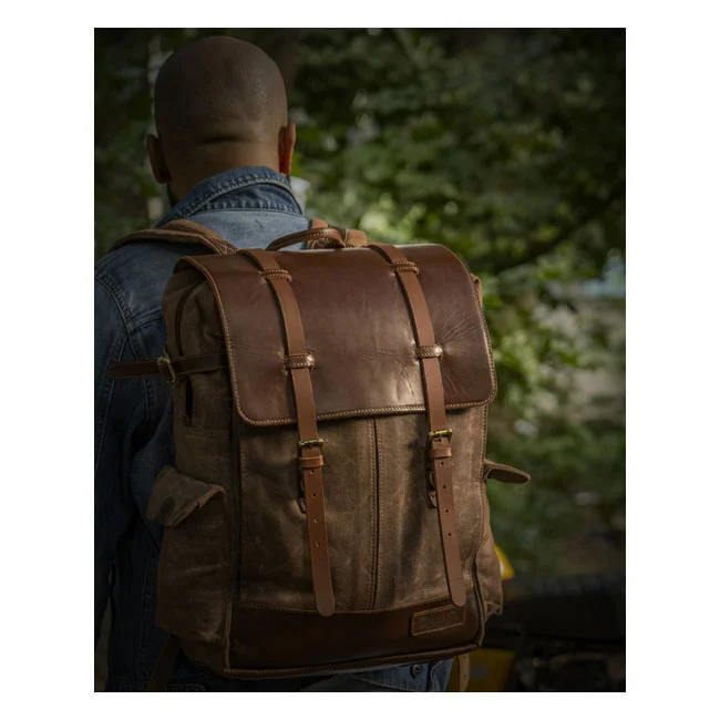 Tripmachine Trip Machine Rambler backpack bag vintage tan