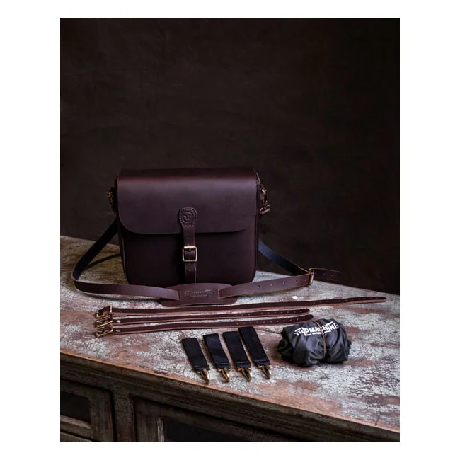 Tripmachine Trip Machine, ''Classic'' saddlebag. Caffeine brown