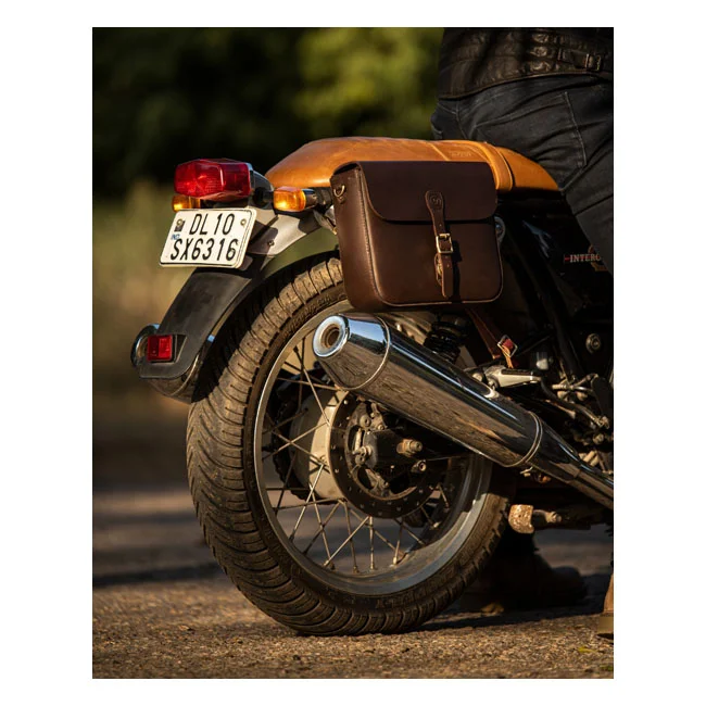 Tripmachine Trip Machine, ''Classic'' saddlebag. Caffeine brown