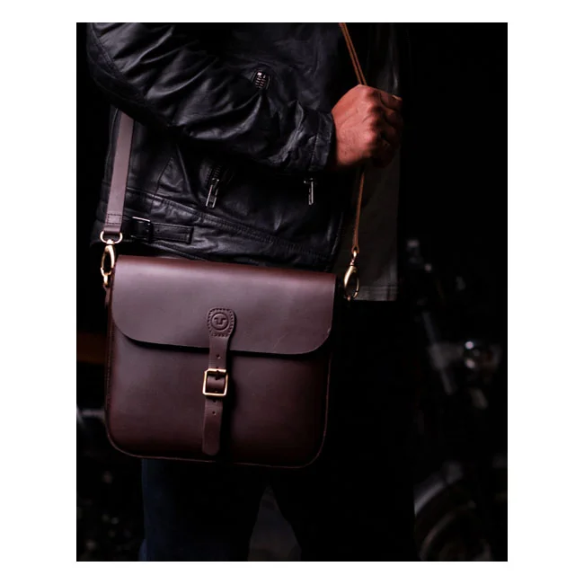 Tripmachine Trip Machine, ''Classic'' saddlebag. Caffeine brown