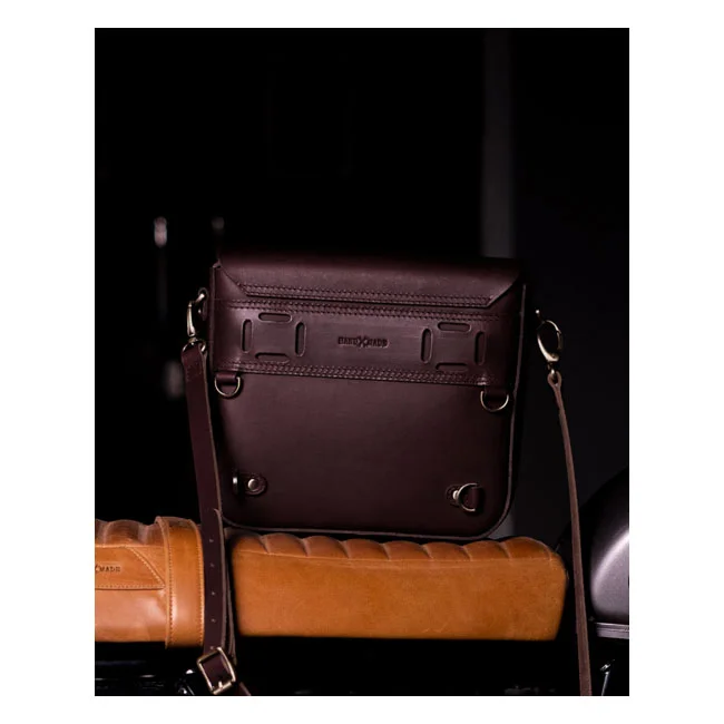 Tripmachine Trip Machine, ''Classic'' saddlebag. Caffeine brown