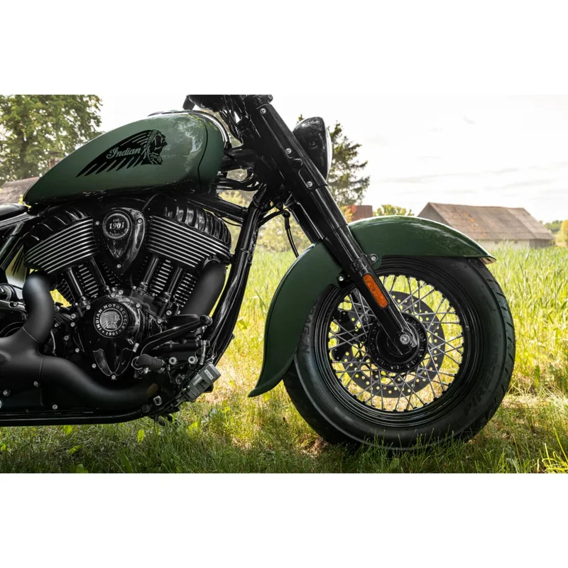 Killer Custom Front Fender Apache. Black