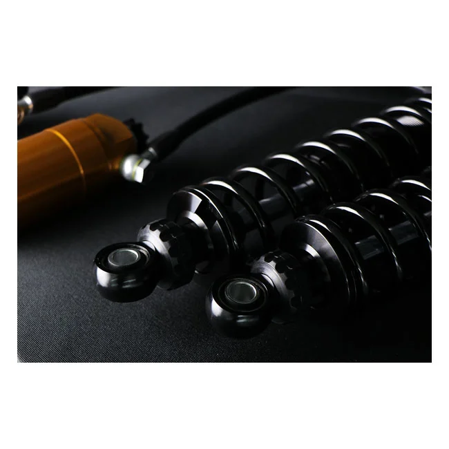 Öhlins STX36 Blackline rear shocks golden reservoir. 12" - 66420-026