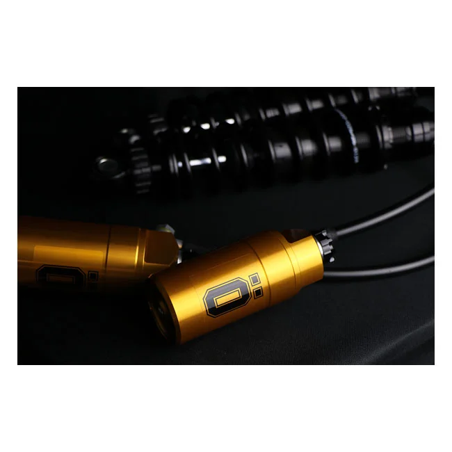 Öhlins STX36 Blackline rear shocks golden reservoir. 12" - 66420-026