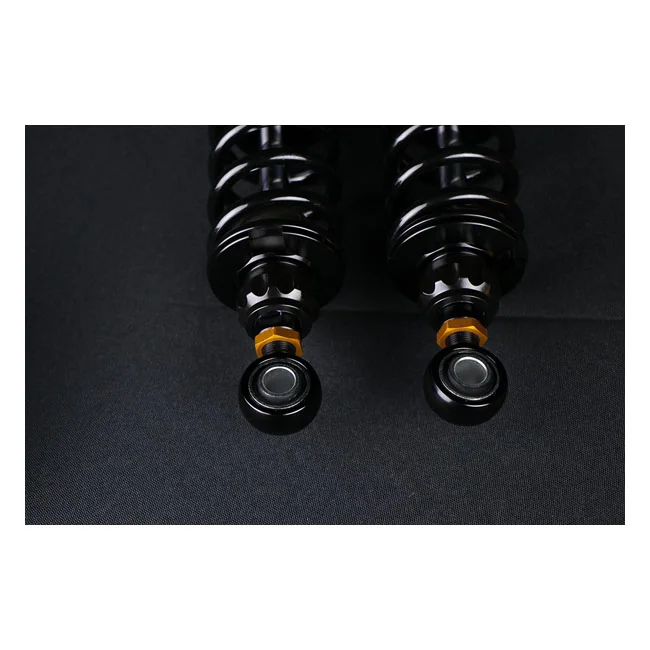 Öhlins STX36 Blackline rear shocks golden reservoir. 13" - 66420-026