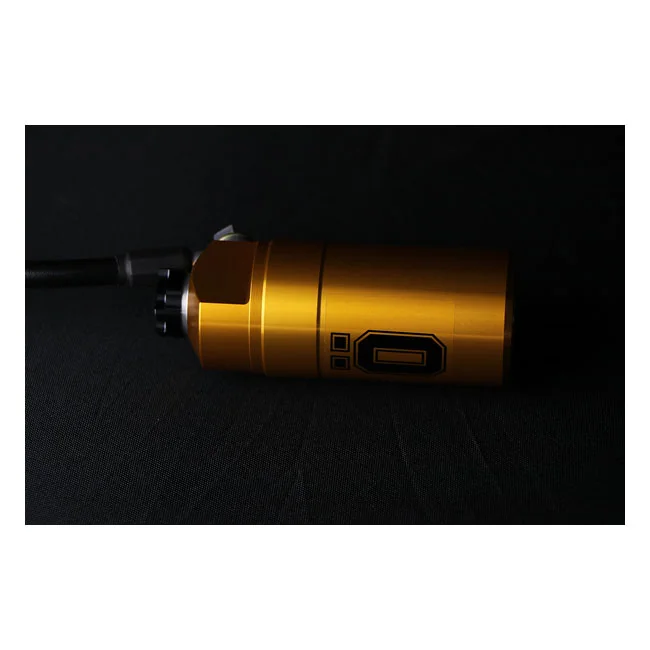 Öhlins STX36 Blackline rear shocks golden reservoir. 13" - 66420-026