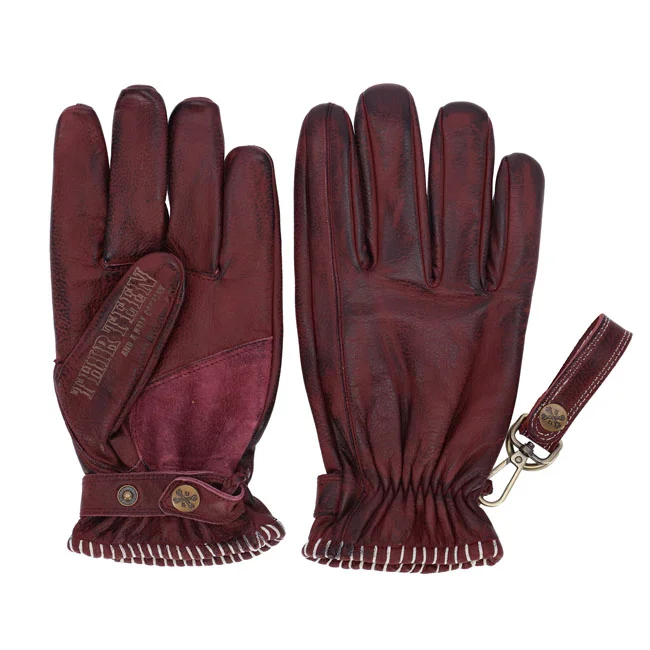 13 and a half company 1/2 Loud Ride gloves burgundy