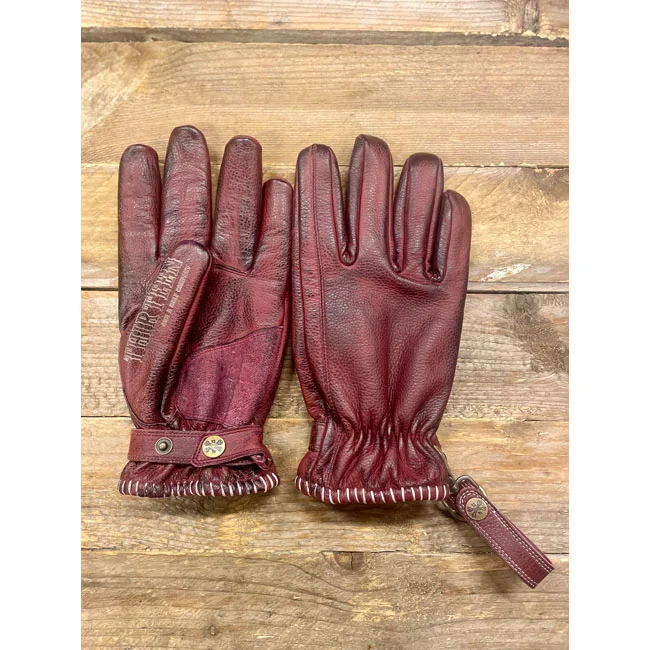 13 and a half company 1/2 Loud Ride gloves burgundy