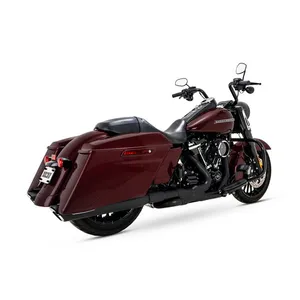 Vance & Hines Vance & Hines, 4" Twin Slash Round slip-on mufflers. Black