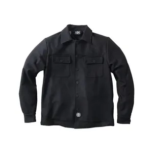 West Coast Choppers WCC Wool lined Plaidshirt black