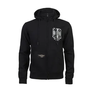 West Coast Choppers WCC OG ATX zip hoodie black