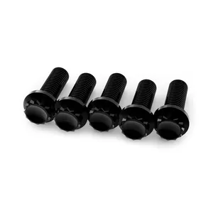 Kraus Kraus, Titanium 12-point brake rotor bolt kit. Front. Black