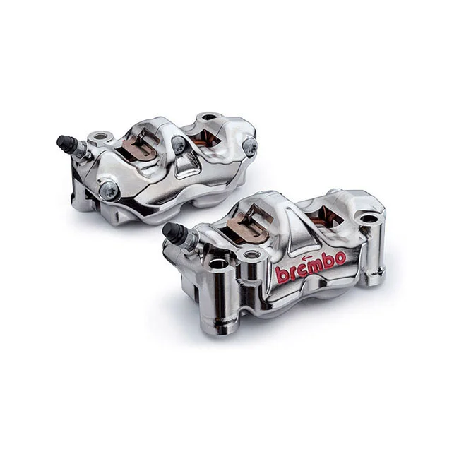 Brembo GP4-RX Monoblock radial brake caliper set. Nickel