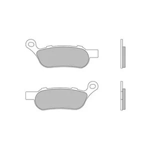Brembo Brembo, brake pad set. Sintered. Rear