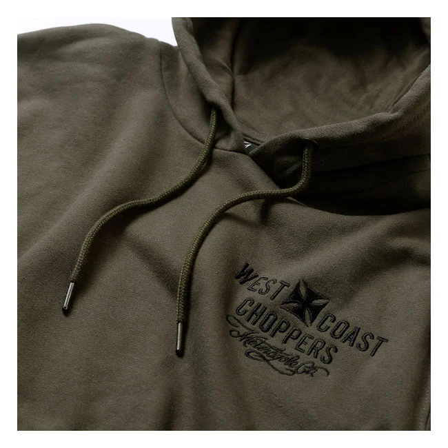 West Coast Choppers WCC Frisco hoodie green