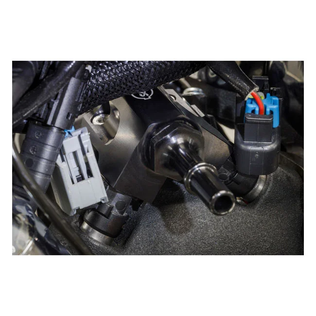 S&S Fuel Rail Kit Billet Black M8