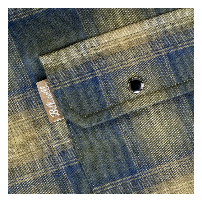 Biltwell Hi Test Flannel shirt moss
