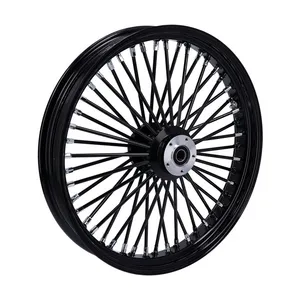 MCS MCS radial 48 fat spoke front wheel 3.50 x 23 DF black