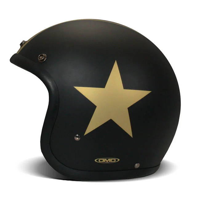 DMD Retro helmet Star Gold