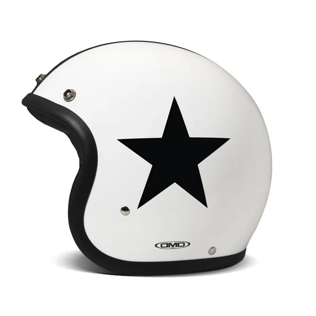 DMD Retro helmet Star White