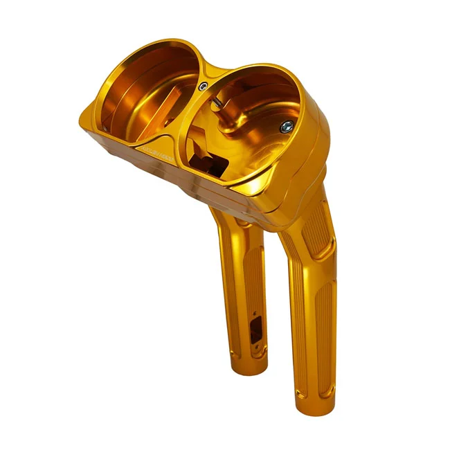 Arlen Ness Method 10 risers for Road Glides. Gold