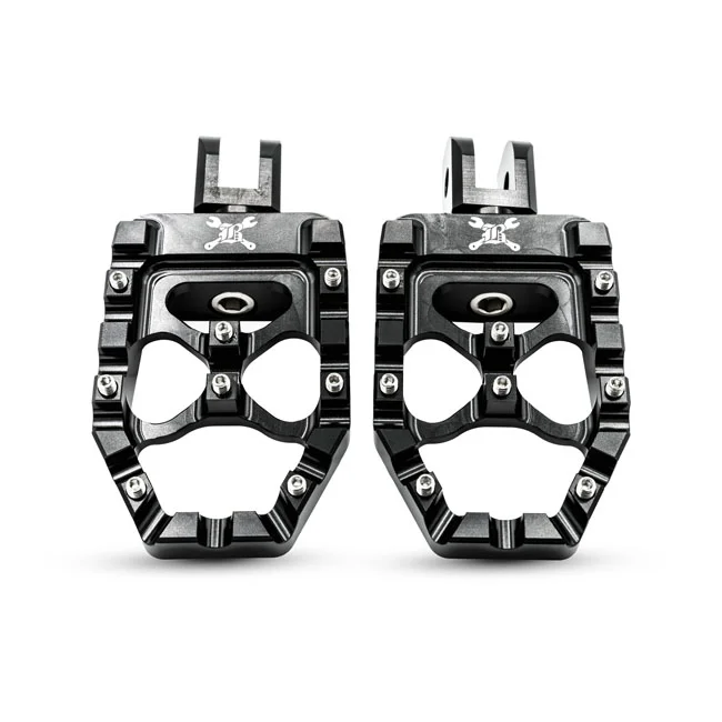 Burly MX Evolution foot pegs. Black