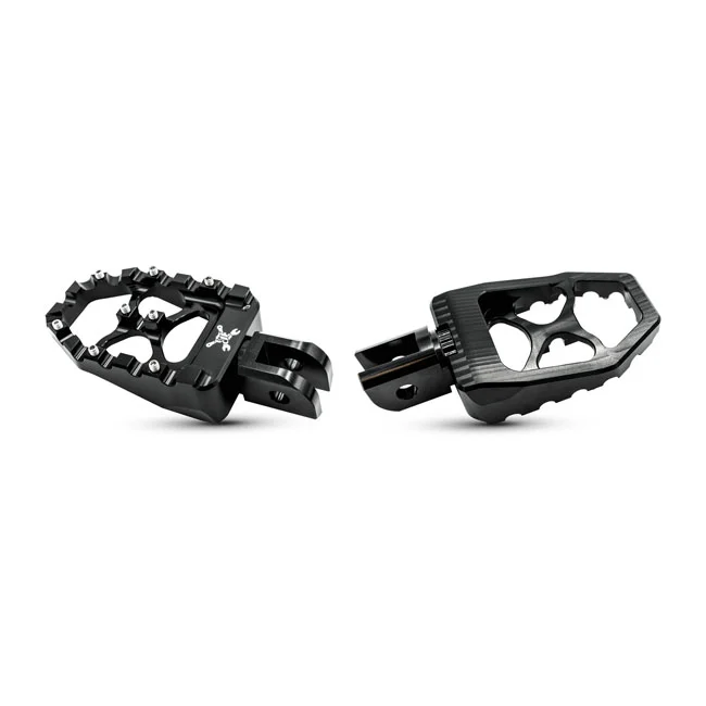 Burly MX Evolution foot pegs. Black