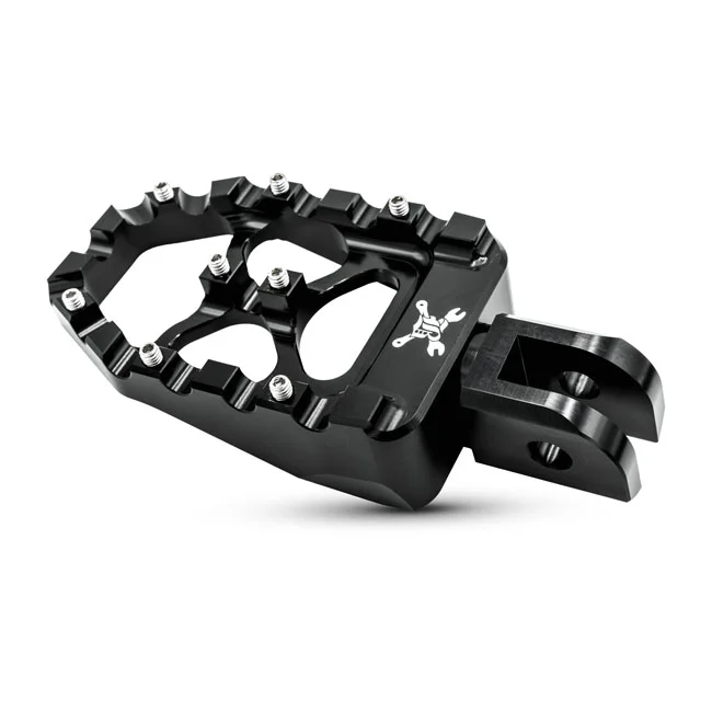 Burly MX Evolution foot pegs. Black