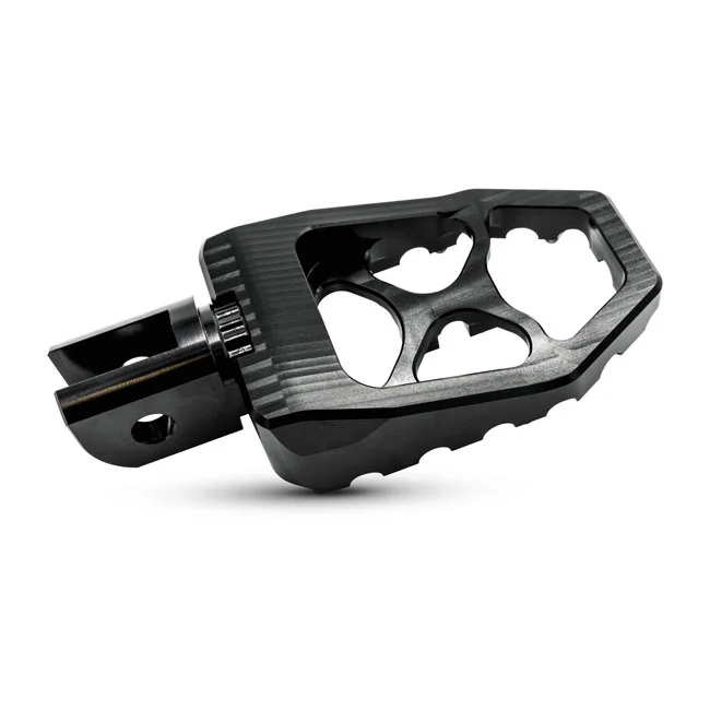 Burly MX Evolution foot pegs. Black