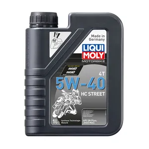 Liqui Moly Liqui Moly, 4T 5W-40 HC Street motor oil. Synthetic. 1 liter