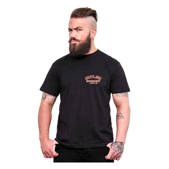 Lucky 13 13 Outlaw Speedway t-shirt black
