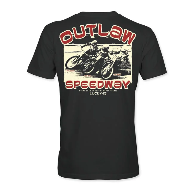 Lucky 13 13 Outlaw Speedway t-shirt black