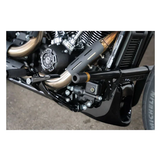 Cult-Werk V1 end caps for ''Clubstyle'' crash bar. Black