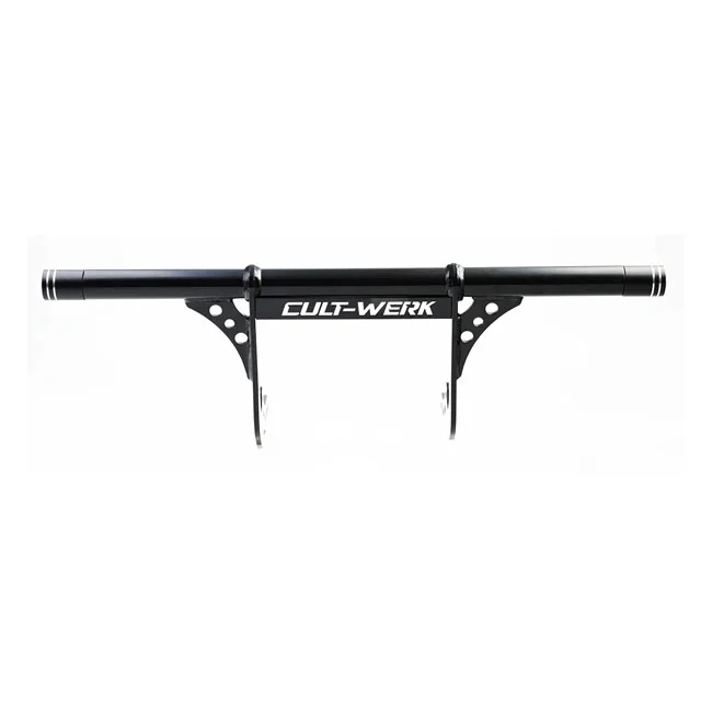 Cult-Werk Crashbar "Clubstyle". Front. Black