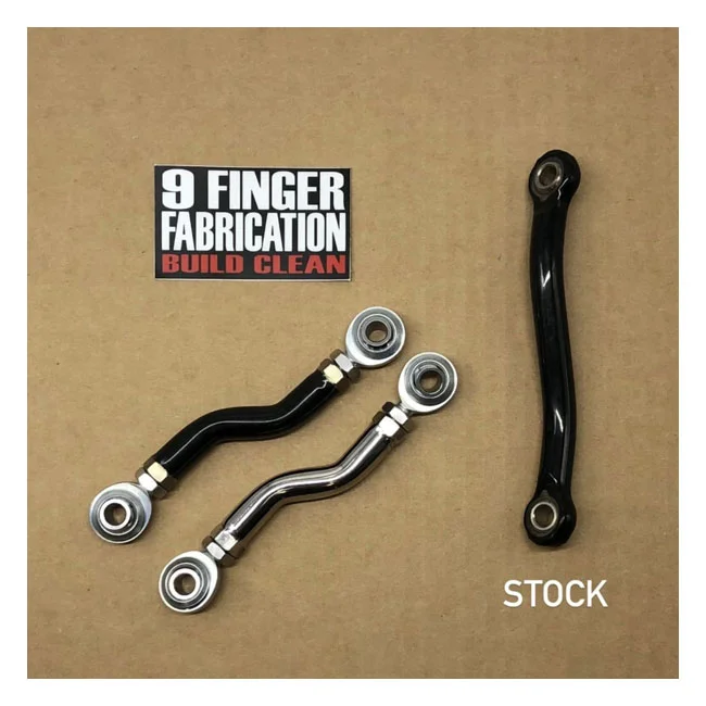 9 Finger Fabrication LLC 9Finger Fabrication, M8 mid-control brake linkage. Black