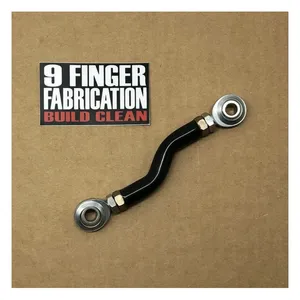 9 Finger Fabrication LLC 9Finger Fabrication, M8 mid-control brake linkage. Black