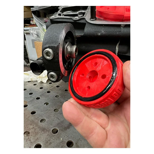9 Finger Fabrication LLC 9Finger Fabrication, oil filter cover
