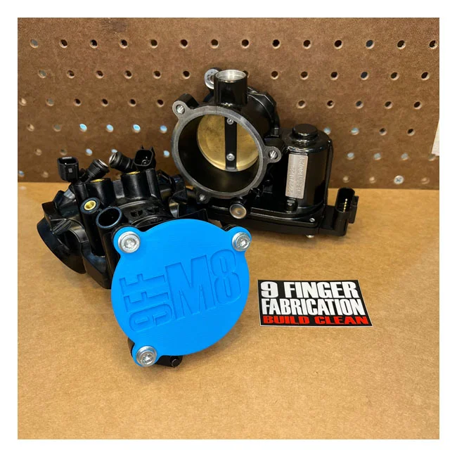 9 Finger Fabrication LLC 9Finger Fabrication, M8 throttle body intake cover
