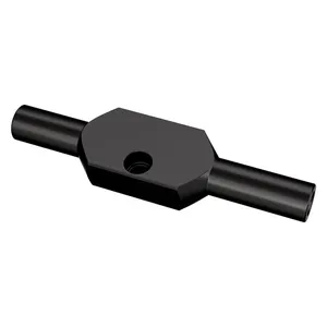 Goodridge Goodridge Aluminum brake tee bar. Black plated carbon steel.